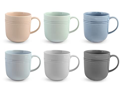 H&h set 6 mug loft assortite cc400 von H&H