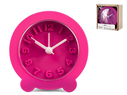 H&h sveglia tonda in gomma, 8 cm, fucsia H&h sveglia tonda in gomma, 8 cm, fucsia von H&H