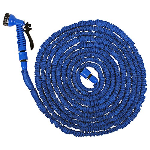 Camp4 flexibler Wasserschlauch 22,5 Meter blau inkl Sprühpistole und Anschluss von H&L