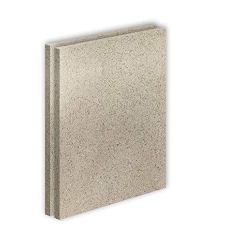Vermiculite Platte Schamott-Ersatz SF600 (2, 500x600x25mm) von H&M Germany
