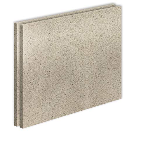 Vermiculite Platte Schamott-Ersatz SF600 (2, 800x600x30mm) von H&M Germany