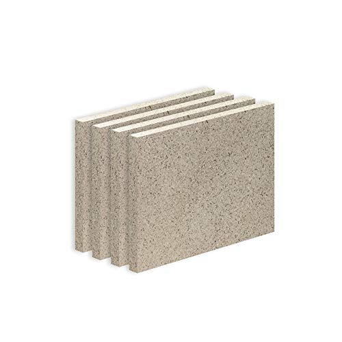 Vermiculite Platte Schamott-Ersatz SF600 (4, 400x300x30mm) von H&M Germany