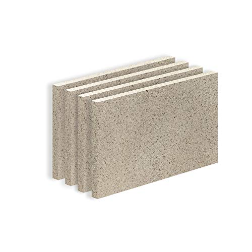 Vermiculite Platte Schamott-Ersatz SF600 (4, 500x300x25mm) von H&M Germany