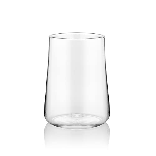 Koleksiyon Kleines Wasserglas zum Kaffee transparent stilvoll 120 ml 6er Set von Koleksiyon