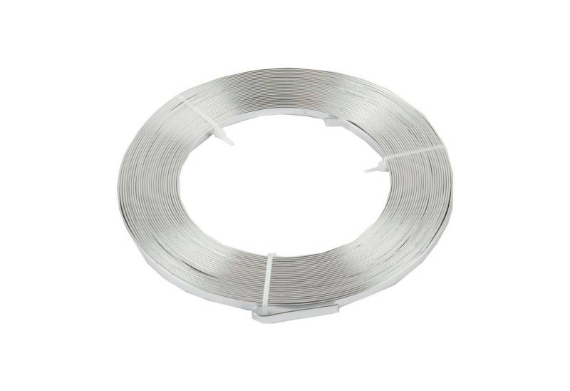 H & R GmbH Draht Alu-Flachdraht - silber - 5 mm x 10 m, (1St) von H & R GmbH