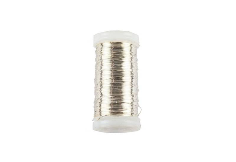 H & R GmbH Draht Myrthendraht - versilbert - Ø 0,30 mm - 100 g - 1 Spule von H & R GmbH