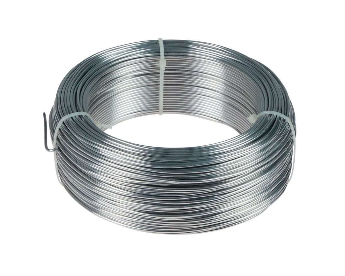H&R The wire man Basteldraht Aluminiumdraht Silber 2mm 118m 1kg Schmuckdraht Basteldraht H&R The wire man Basteldraht Aluminiumdraht Silber 2mm 118m 1kg Schmuckdraht Basteldraht von H&R The wire man