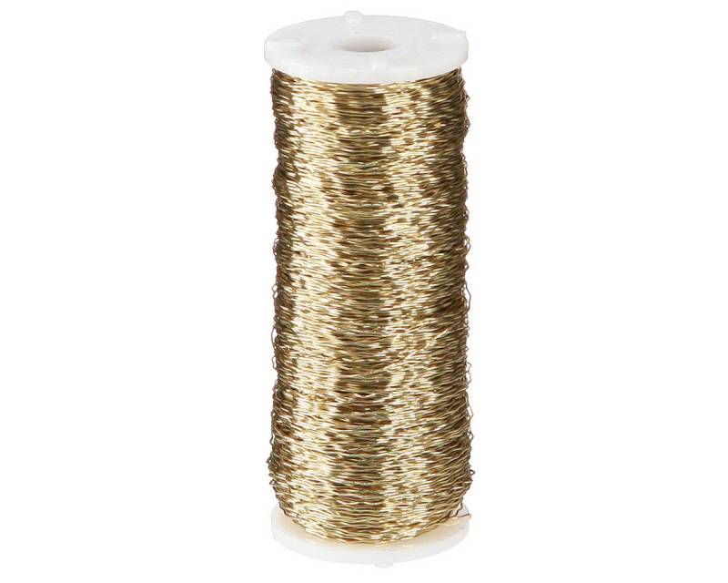 H&R The wire man Basteldraht Bouilloneffektdraht Gold-kupfer Basteldraht 100g für von H&R The wire man