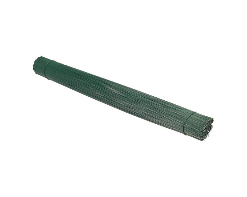 H&R The wire man Basteldraht Gerbera Draht Floristik Grün 0,6mm x 300mm 1kg Blumenstütze von H&R The wire man