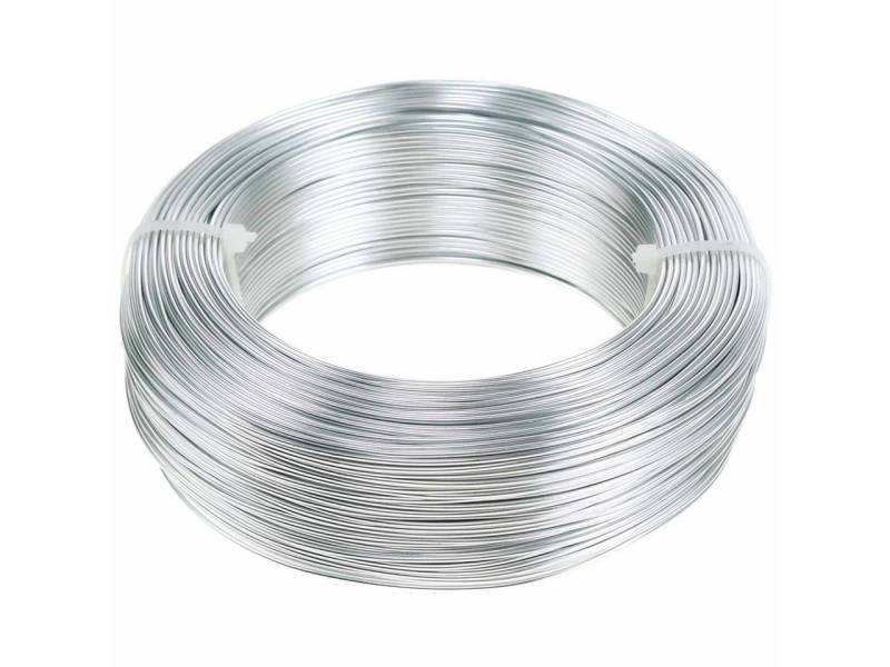 H&R The wire man Basteldraht Aluminiumdraht Ø1,0mm Silbern 250g 120m – Bindedraht, Floristendraht von H&R The wire man