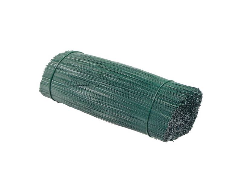 H&R The wire man Basteldraht Grüner Steckdraht Floristen Basteldraht Ø0,4mm 13cm 1kg für Gestecke von H&R The wire man