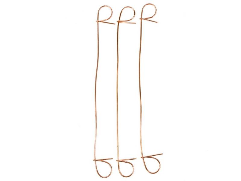 H&R The wire man Blumenständer Ösenbindedraht Kupfer 1mm x 120mm 100 St Pflanzenbindung H&R The wire man Blumenständer Ösenbindedraht Kupfer 1mm x 120mm 100 St Pflanzenbindung von H&R The wire man