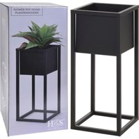 Home Styling - Blumentopf mit Ständer Metall Schwarz 50 cm h&s Collection Home Styling - Blumentopf mit Ständer Metall Schwarz 50 cm h&s Collection von HOME STYLING