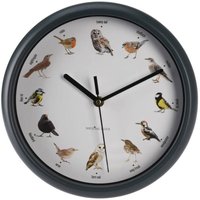 Wanduhr mit Vogelgeräuschen von H&S COLLECTION