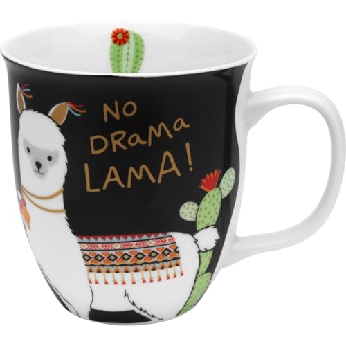 H:) PPY life Tasse mit Motiv "Lama" | Kaffeetasse, Porzellan, 40 cl | Tasse mit Spruch, Geschenk | 45544 von H:)PPY life