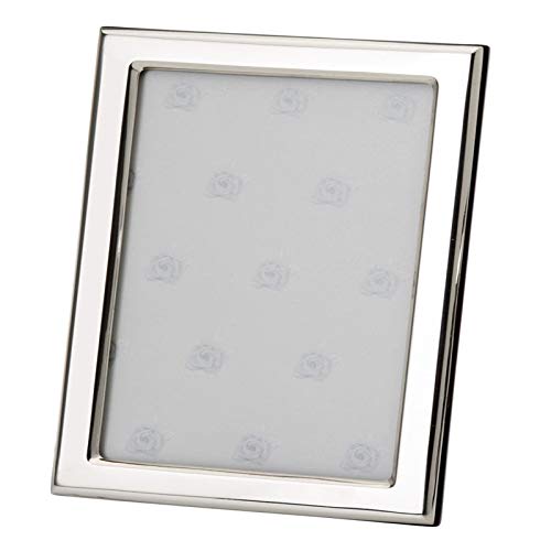Bilderrahmen 15x20 cm aus 925 Sterling Silber zum Aufstellen - glatt polierte Oberfläche - eleganter Fotorahmen mit Glasscheibe & Holzrückwand - hoch oder quer verwendbar Bilderrahmen 15x20 cm aus 925 Sterling Silber zum Aufstellen - glatt polierte Oberfläche - eleganter Fotorahmen mit Glasscheibe & Holzrückwand - hoch oder quer verwendbar von H.Bauer jun.