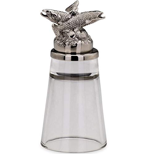 H.Bauer jun. Edelstahl Zylinder Schnapsglas 4 cl ohne Henkel - ausgefallenes Shotglas mit Motivkopf Fische Ø 4.5 cm - individueller Stamper mit Fuß - Highlight zu jeder Payrty, Feier oder an der Bar H.Bauer jun. Edelstahl Zylinder Schnapsglas 4 cl ohne Henkel - ausgefallenes Shotglas mit Motivkopf Fische Ø 4.5 cm - individueller Stamper mit Fuß - Highlight zu jeder Payrty, Feier oder an der Bar von H.Bauer jun.