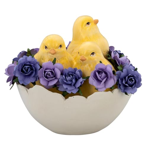 kleines Deko Hasen Figuren Set Kunststein 157 14.9 cm - Küken sitzend in Eierschale - Polyresin Osterhasen Frühjahresdeko oder Osterdeko zum hinstellen kleines Deko Hasen Figuren Set Kunststein 157 14.9 cm - Küken sitzend in Eierschale - Polyresin Osterhasen Frühjahresdeko oder Osterdeko zum hinstellen von H.Bauer jun.
