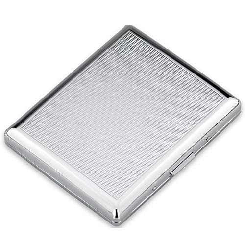 flaches Zigarettenetui verchromt - für 20 Zigaretten - rechteckiges Metall-Etui beidseitig bestückbar - mit Halter - stilvolle & moderne Zigarettenaufbewahrung unterwegs flaches Zigarettenetui verchromt - für 20 Zigaretten - rechteckiges Metall-Etui beidseitig bestückbar - mit Halter - stilvolle & moderne Zigarettenaufbewahrung unterwegs von H.Bauer jun.