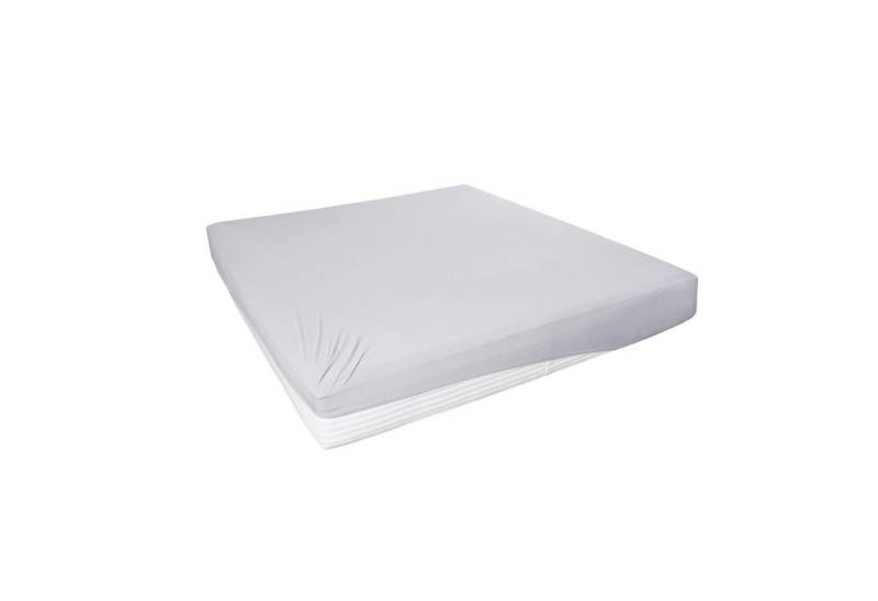 H.G. Hahn Haustextilien Spannbettlaken H. G. Hahn-Haustextilien Spannbetttuch 100 x 200 cm Anthrazit, Mischmaterial (95% Baumwolle, 5% Elasthan), Rundum Gummizug von H.G. Hahn Haustextilien