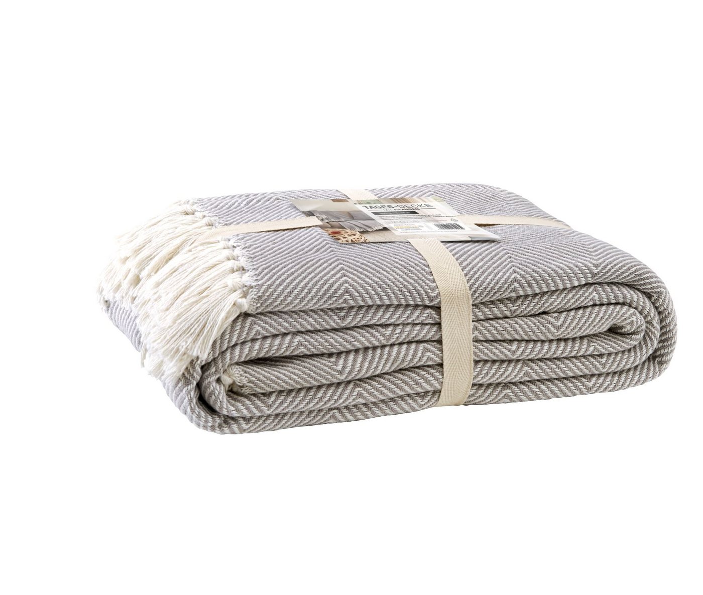 H.G. Hahn Haustextilien Tagesdecke Hahn Plaid Wohndecke Tagesdecke mit Fransen 220x250 sand beige 515001 H.G. Hahn Haustextilien Tagesdecke Hahn Plaid Wohndecke Tagesdecke mit Fransen 220x250 sand beige 515001 von H.G. Hahn Haustextilien