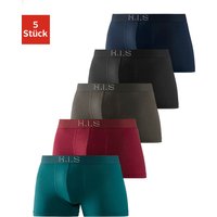 H.I.S Boxer, (Packung, 5 St.), Logo Webbund mit 3D Effekt von H.I.S