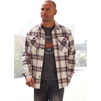 H.I.S Karohemd "Flanellhemd,", Overshirt mit aufgesetzten Taschen, angenehme weiche Flanellqualität von H.I.S