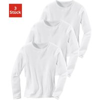 H.I.S Langarmshirt, (3er-Pack), in Rippenqualität von H.I.S