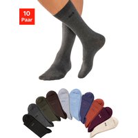 H.I.S Socken, (Packung, 10 Paar), mit farbigem Innenbund von H.I.S