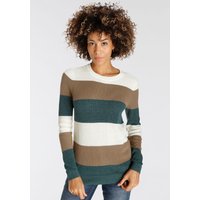 H.I.S Strickpullover, in modischem Streifenmuster von H.I.S