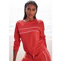 H.I.S Sweatshirt, mit Piping auf der Brust, Loungewear von H.I.S