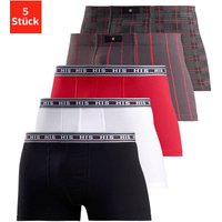 H.I.S Boxer, (Packung, 5 St.), aus Baumwoll-Stretch von H.I.S