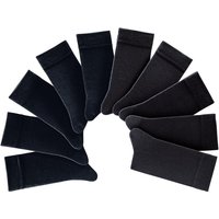 H.I.S Freizeitsocken, (Packung, 10 Paar), mit weichen Rippbündchen von H.I.S