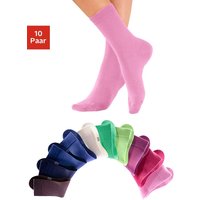 H.I.S Freizeitsocken, (Packung, 10 Paar), mit weichen Rippbündchen von H.I.S