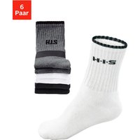 H.I.S Sportsocken, (Packung, 6 Paar), mit Frottee & verstärkten Belastungszonen von H.I.S