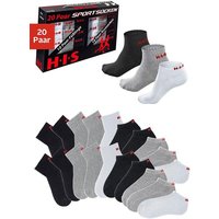 H.I.S Kurzsocken, (Set, 20 Paar), und Sneakersocken mit Frottee von H.I.S