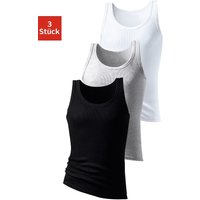 H.I.S Tanktop "Feinripp", (Packung, 3 tlg.), ohne Seitennähte von H.I.S