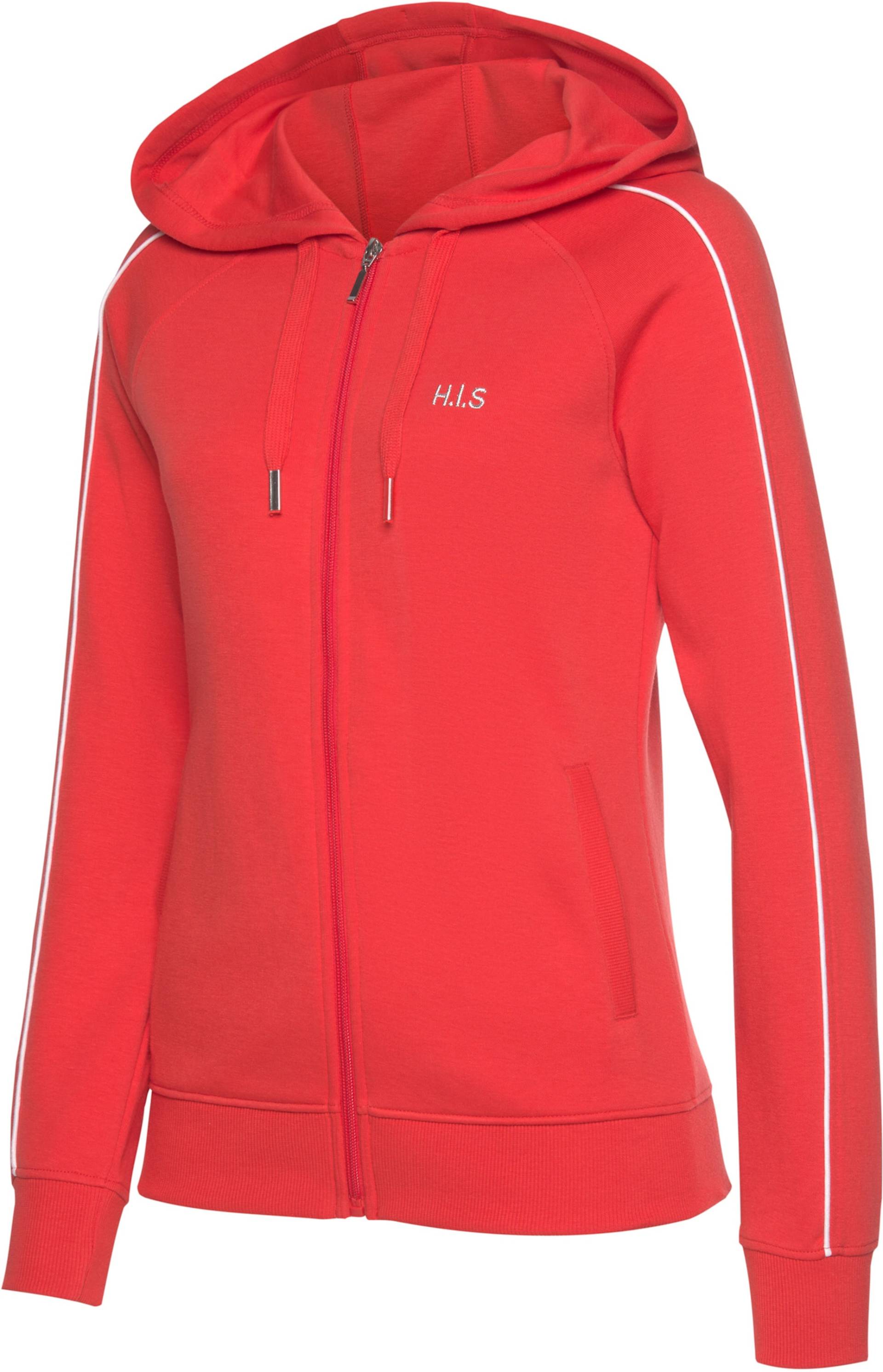 Kapuzensweatjacke in rot von H.I.S von H.I.S