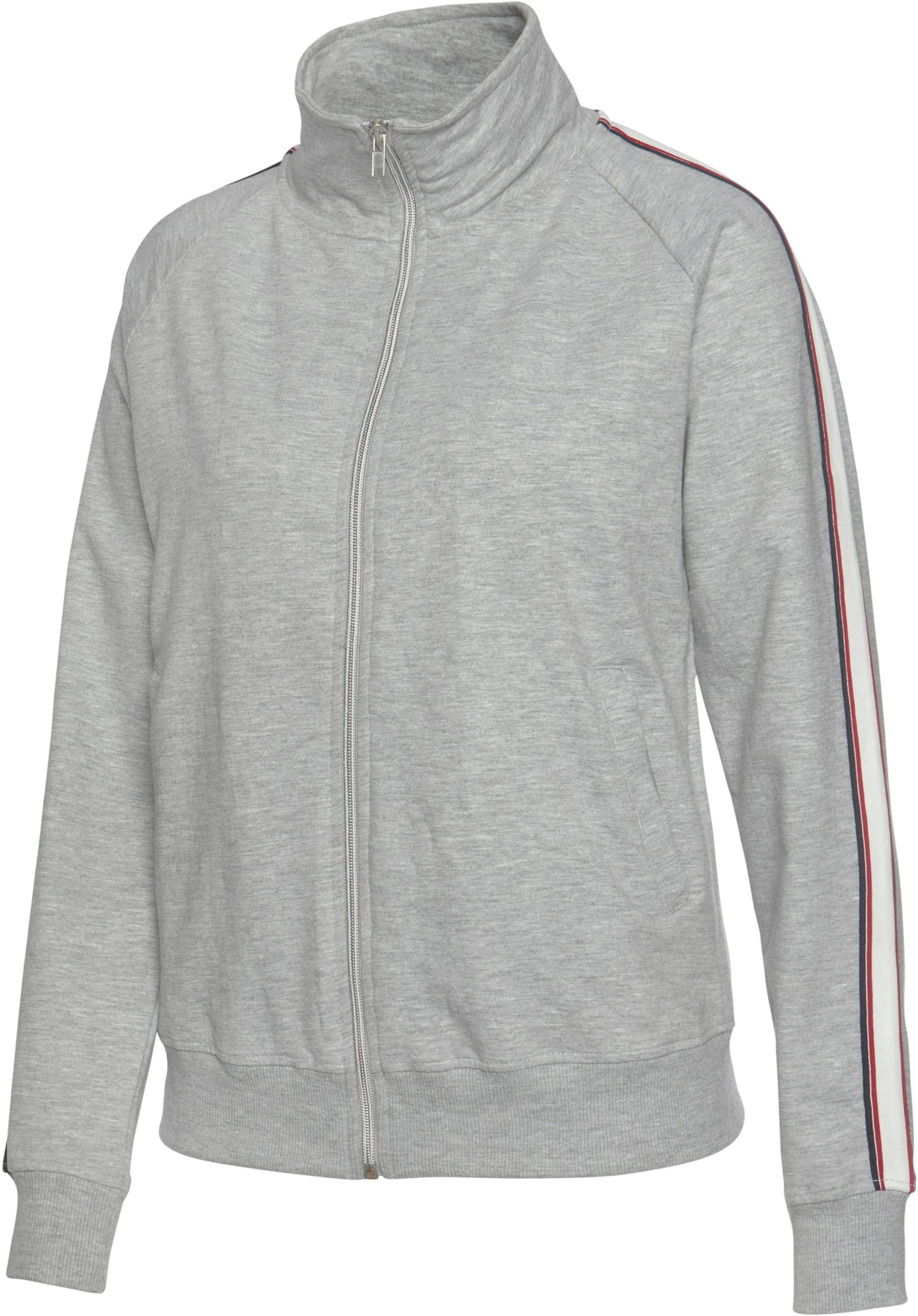 Sweatjacke in grey-melange von H.I.S von H.I.S