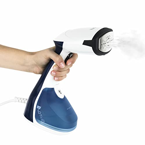H.Koenig Hand-Dampfbügeleisen STM10 Steamer Tragbar Ergonomisch, Bügeleisen, Dauerdampf 24 g/min, Unbegrenzte Betriebsdauer, Edelstahlsohle, Fertig in 35 Sekunden, 250mL Wassertank. von H.Koenig