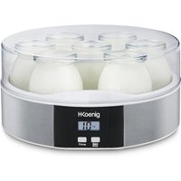 Joghurtbereite 1L 7 Gläser ELY70 von H.Koenig