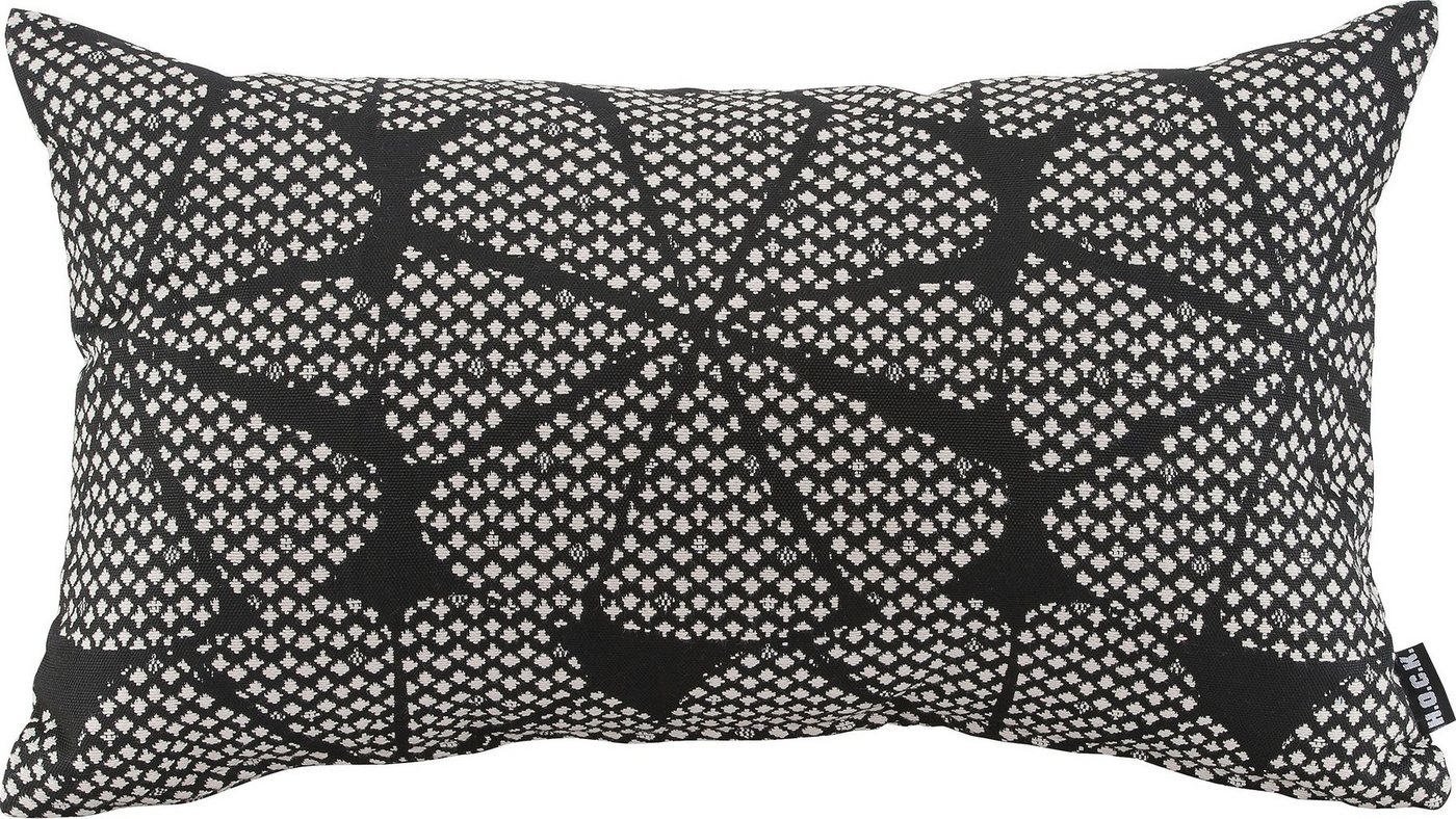 H.O.C.K. Dekokissen Black Art, mit graphischem Muster, Kissenhülle mit Füllung, 1 Stück von H.O.C.K.
