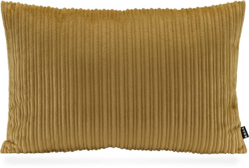 H.O.C.K. Dekokissen Precious Cord, leicht schimmernde unterschiedlich große Längsstreifen im Retro Style von H.O.C.K.