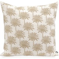 H.O.C.K. Dekokissen "Vamosa Palms", Outdoorkissen inkl. Füllung, 45x45cm, Dekokissen, Palmen, schwarz von H.O.C.K.