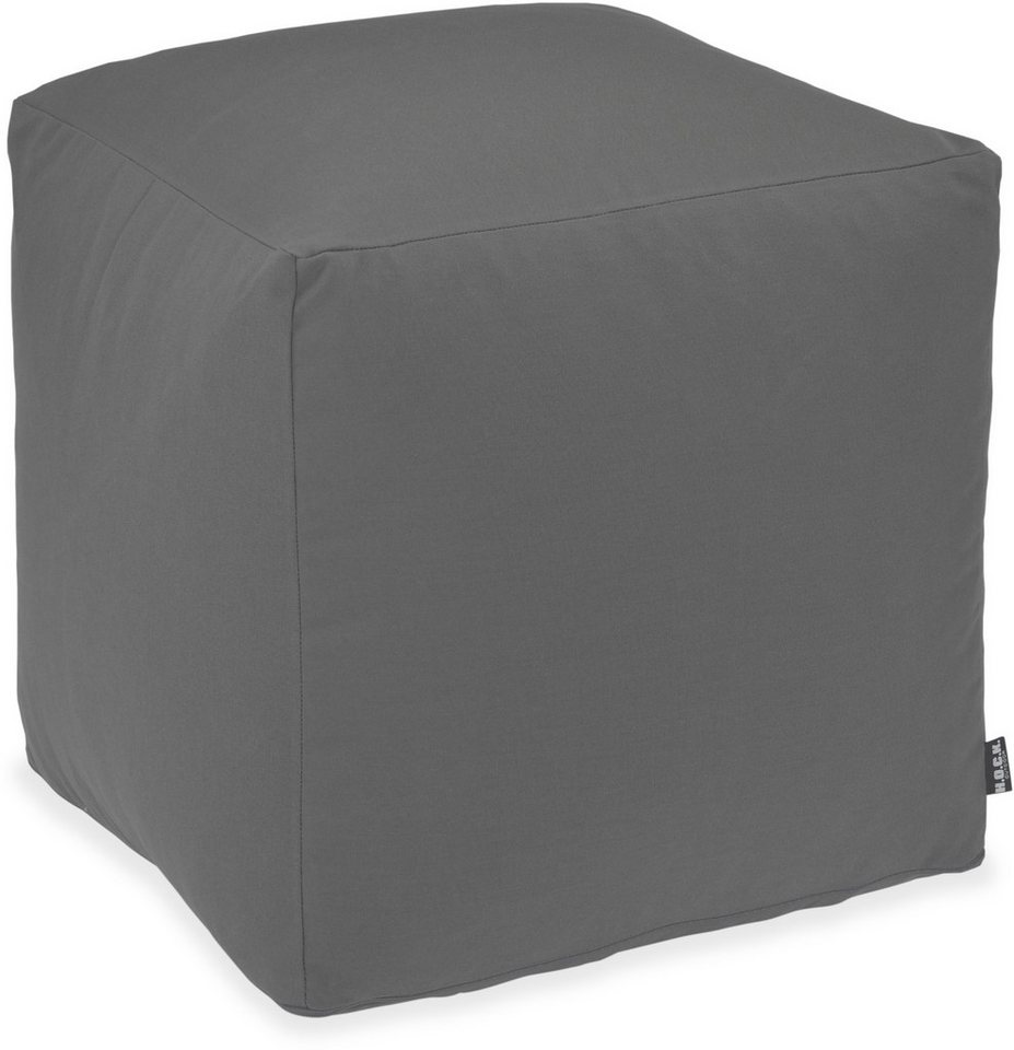 H.O.C.K. Sitzhocker H.O.C.K. Classic Uni Outdoor Bean Cube Pouf 40x40x40cm Farben, Hocker, Sitzhocker, Pouf Hocker, Barhocker - wetterfest, vielseitig von H.O.C.K.