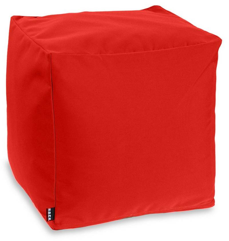 H.O.C.K. Sitzhocker H.O.C.K. Classic Uni Outdoor Bean Cube Pouf 40x40x40cm Farben, Hocker, Sitzhocker, Pouf Hocker, Barhocker - wetterfest, vielseitig von H.O.C.K.