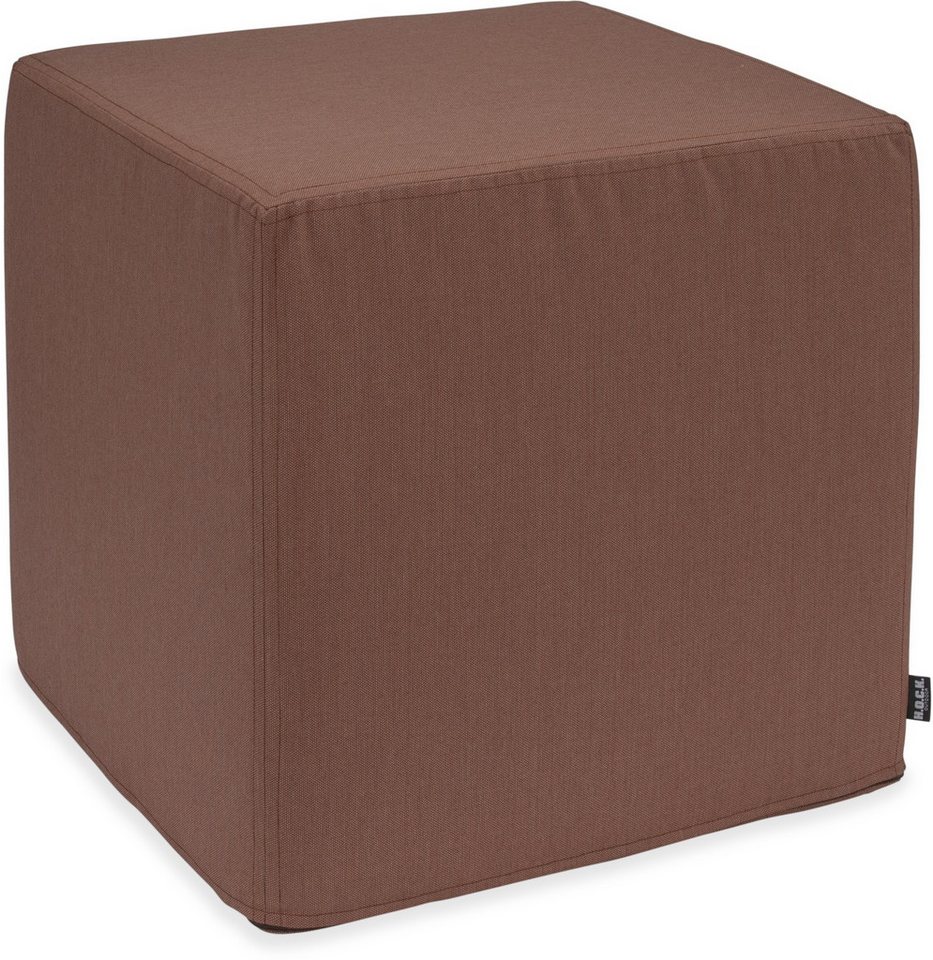 H.O.C.K. Sitzhocker H.O.C.K. Classic Uni Pamela Outdoor Cube / Sitzwürfel 45x45x45cm, Hocker, Sitzhocker, Pouf Hocker, Barhocker - wetterfest, vielseitig von H.O.C.K.