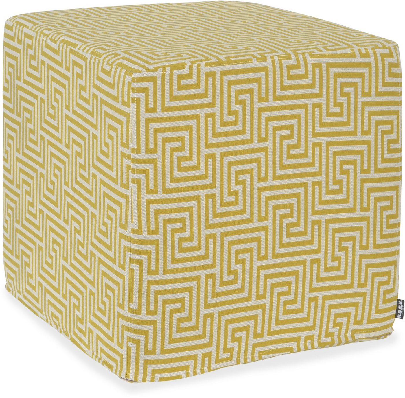 H.O.C.K. Sitzhocker H.O.C.K. Gauzy Outdoor Hocker Pouf 45x45x45cm lime col. 78 cobo, Hocker, Sitzhocker, Pouf Hocker, Barhocker - wetterfest, vielseitig von H.O.C.K.