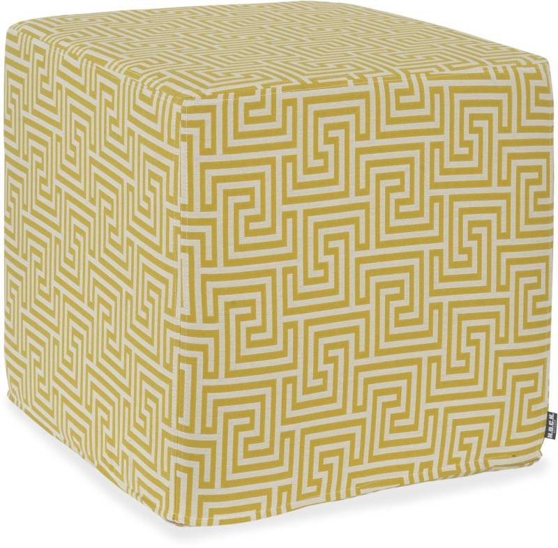 H.O.C.K. Sitzhocker H.O.C.K. Gauzy Outdoor Hocker Pouf 45x45x45cm lime col. 78 cobo, Hocker, Sitzhocker, Pouf Hocker, Barhocker - wetterfest, vielseitig von H.O.C.K.