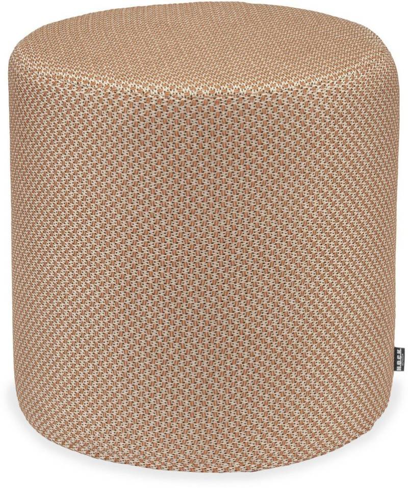H.O.C.K. Sitzhocker H.O.C.K. Linocea Outdoor Hocker Pouf rund ø45x45cm orange, Hocker, Sitzhocker, Pouf Hocker, Barhocker - wetterfest, vielseitig von H.O.C.K.
